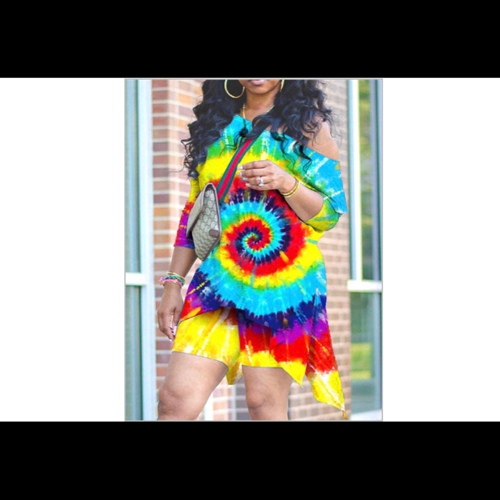 Two-piece tie dye sets